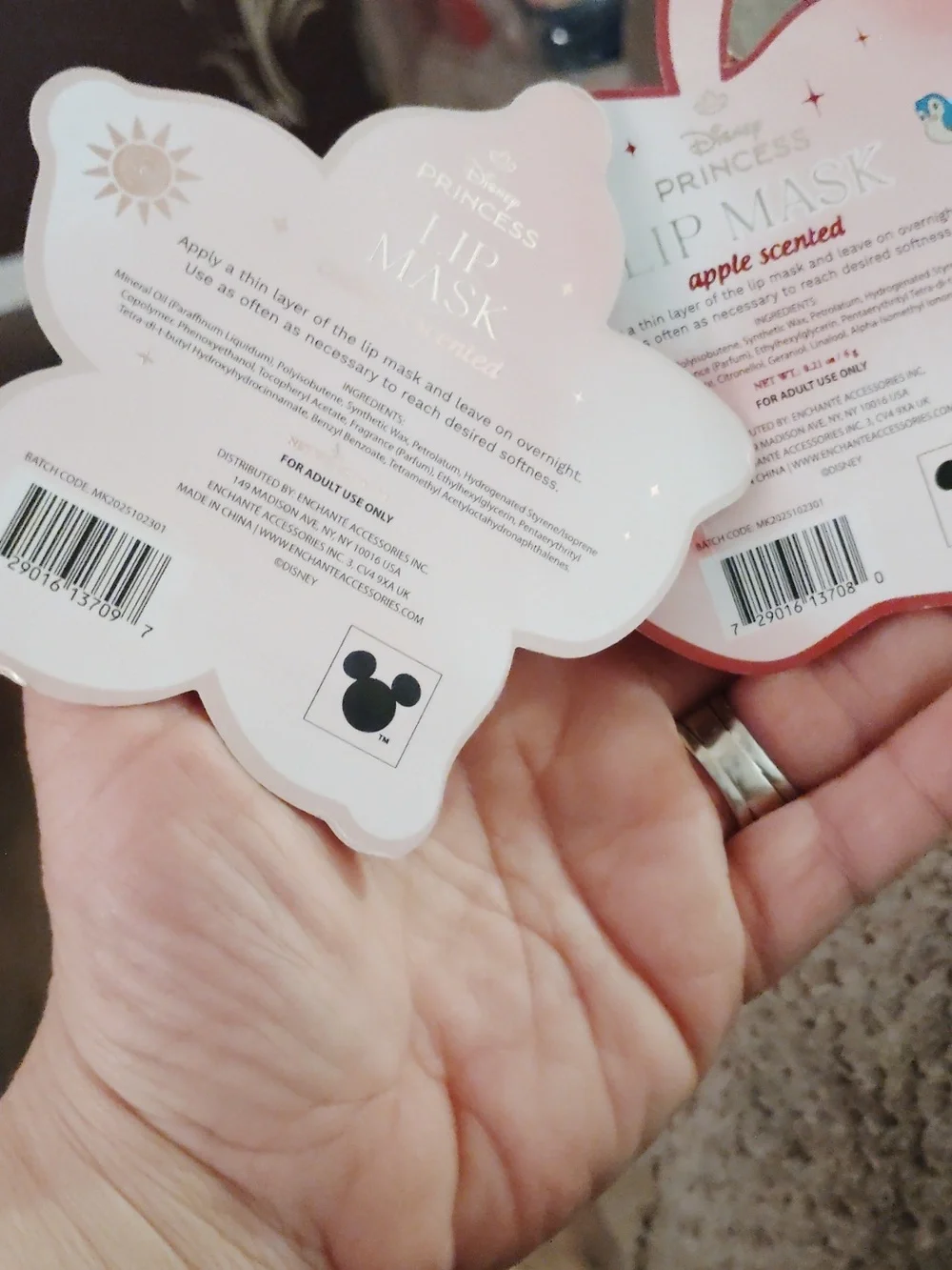 ✨ Disney Lip Mask Set – Brand New! ✨ Moana Snow White